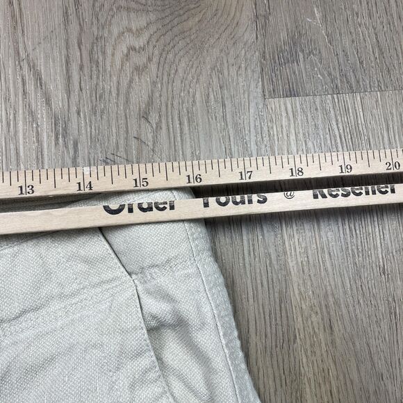 Tommy Bahama Pants Mens 33 Beige Silk Linen Blend Cargo Pockets Lightweight - Picture 10 of 13